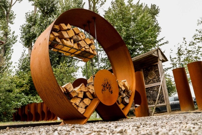 Cortenstaal metaal corten constructie op maat semperfi rubigo