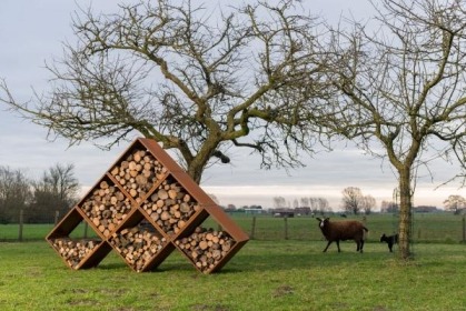 Cubico houtopslag cortenstaal modulair semperfi