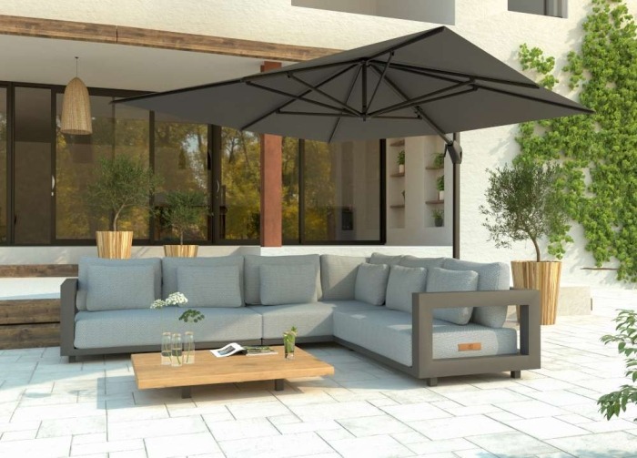 Hacienda parasol 4 x 3 meter semperfi