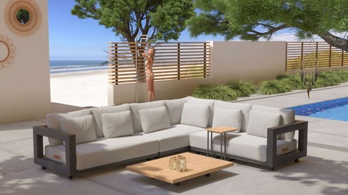 Metropolitan lounge tuinmeubelen semperfi modern strak