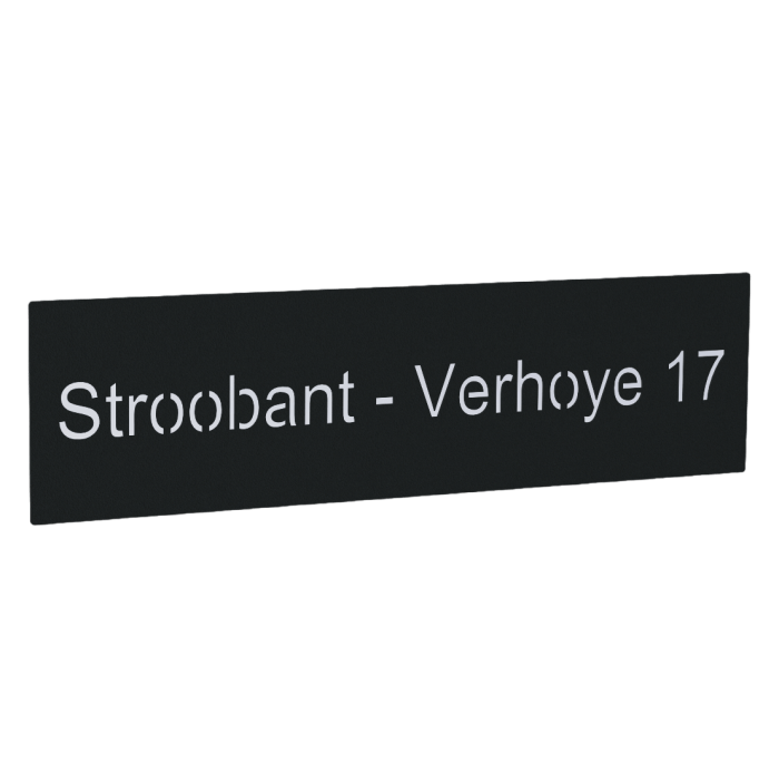 Naambord stripe brievenbussen Semperfi