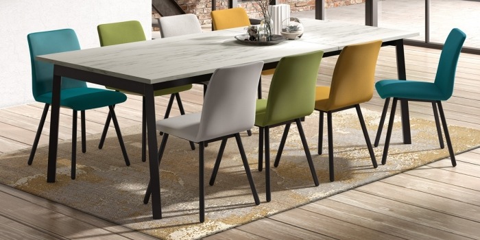 Tafel Victoria uitschuifbaar stoel pisa