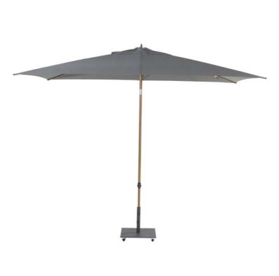 Azzorro parasol met parasolvoet semperfi charchoal