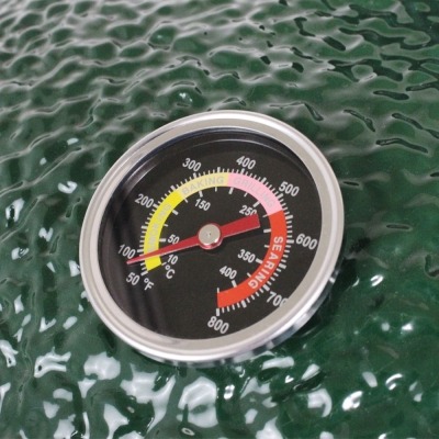 Kamado bbq semperfi thermometer porselein barbeque