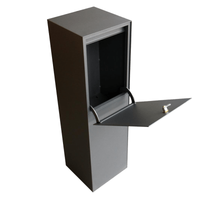King brievenbus met open busvak semperfi aluminium
