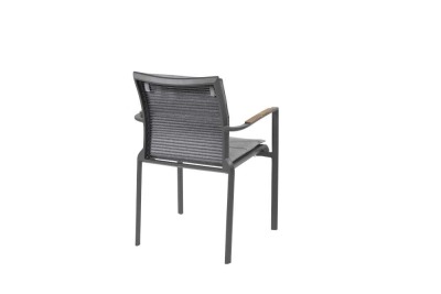 Melbourne back stapelstoel aluminium semperfi