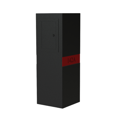 Montana brievenbus achterzijde Semperfi met naambord