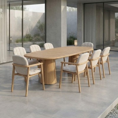 Capri barrel + stoelen Samos