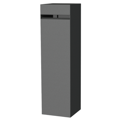 Syntax brievenbus alu grijs RAL9007str
