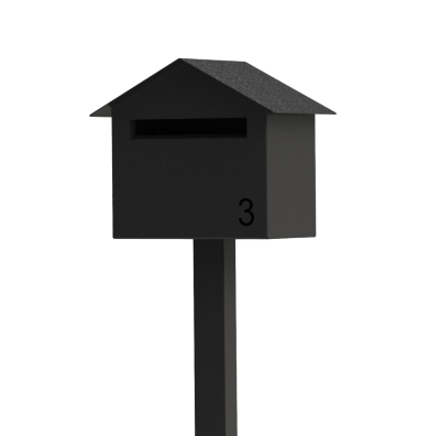 Zuhause brievenbus antraciet